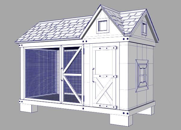 курятник для дачи