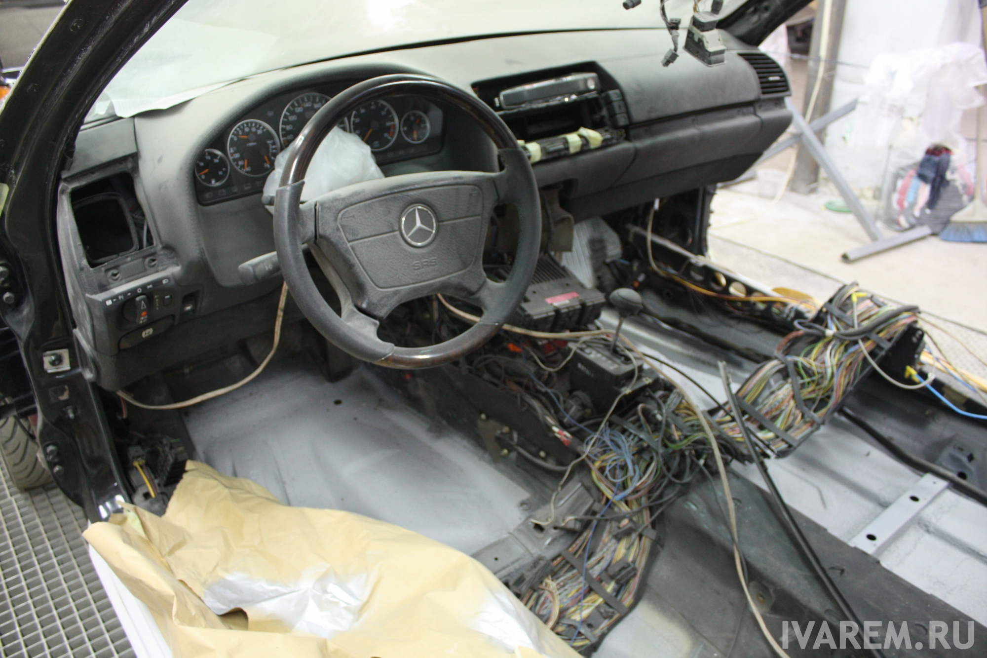 Mercedes Benz W140 Coupe полная реставрация кузова и салона. mercedes, mercedes-benz, w140, авто, ремонт кузова, ремонт салона